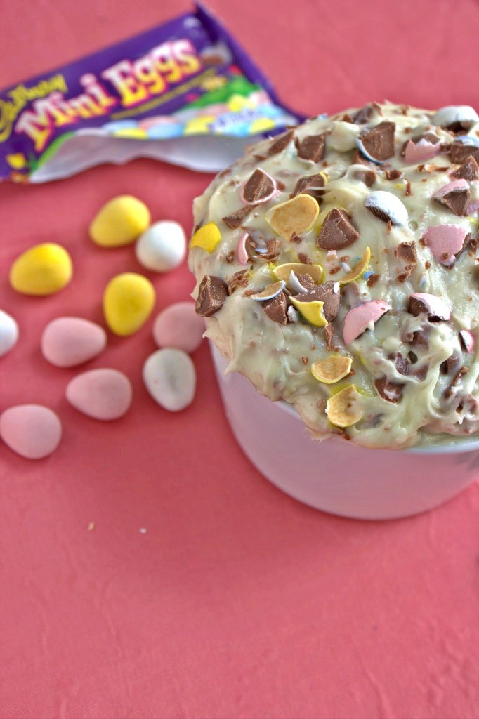 Cadbury Mini Egg Cake Dip