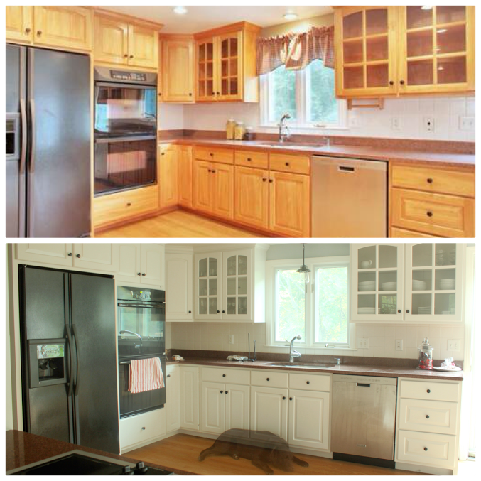 refinishing cabinets with rust-oleum cabinet transformations