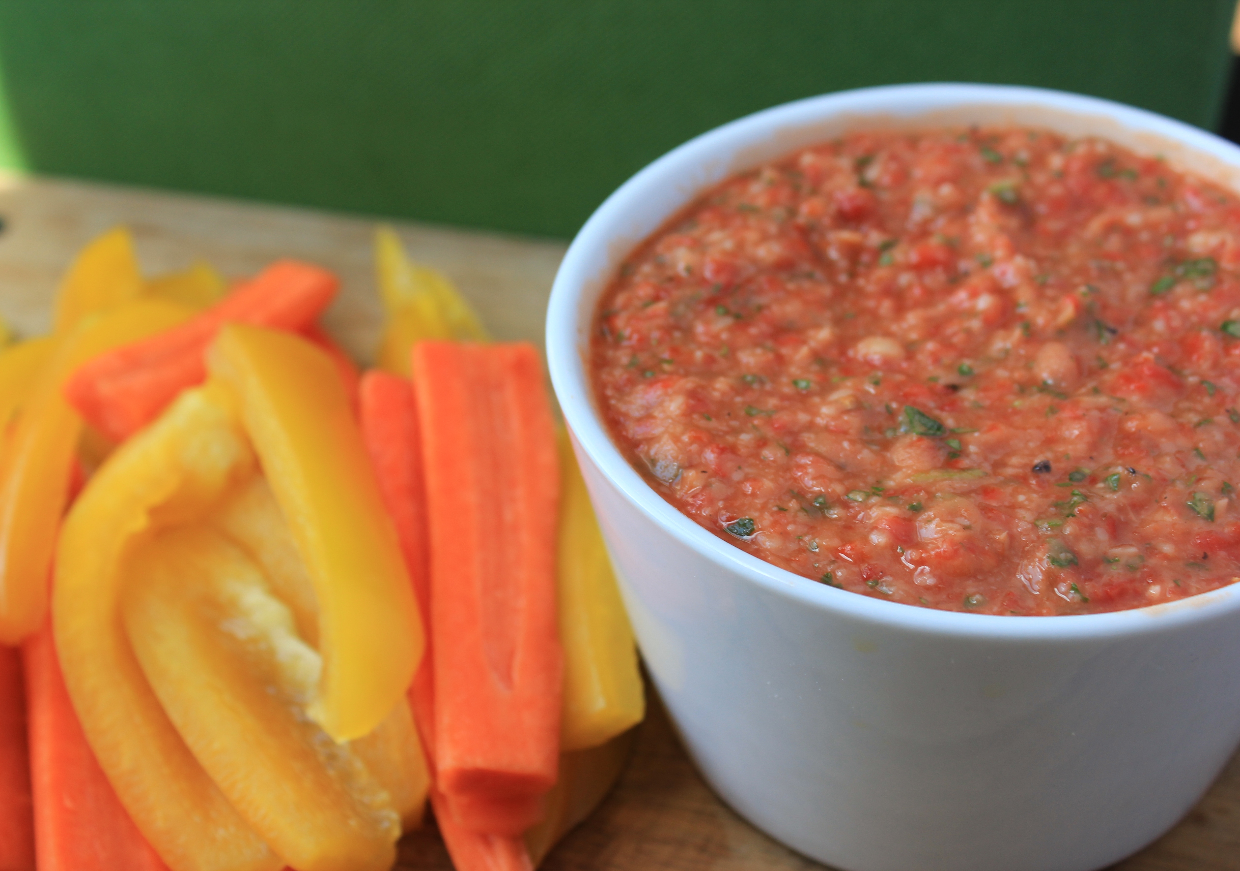 Roasted Red Pepper and Cannelini Bean Dip