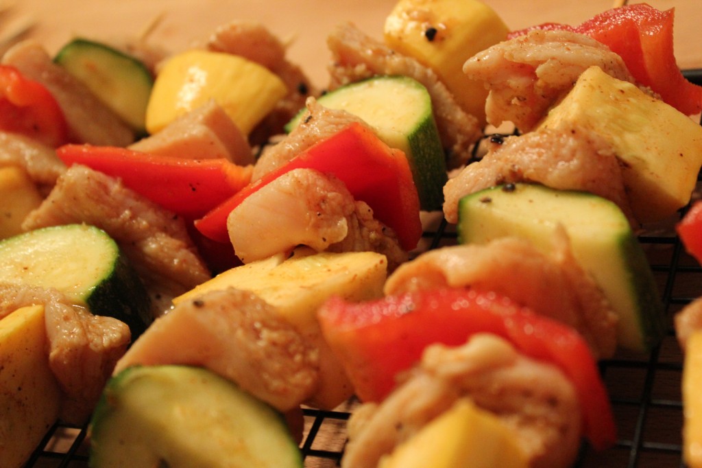 Lime Grilled Chicken Kabobs