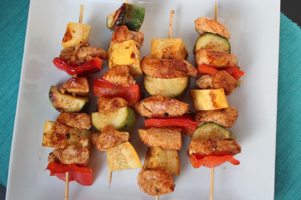 Lime Grilled Chicken Kabobs