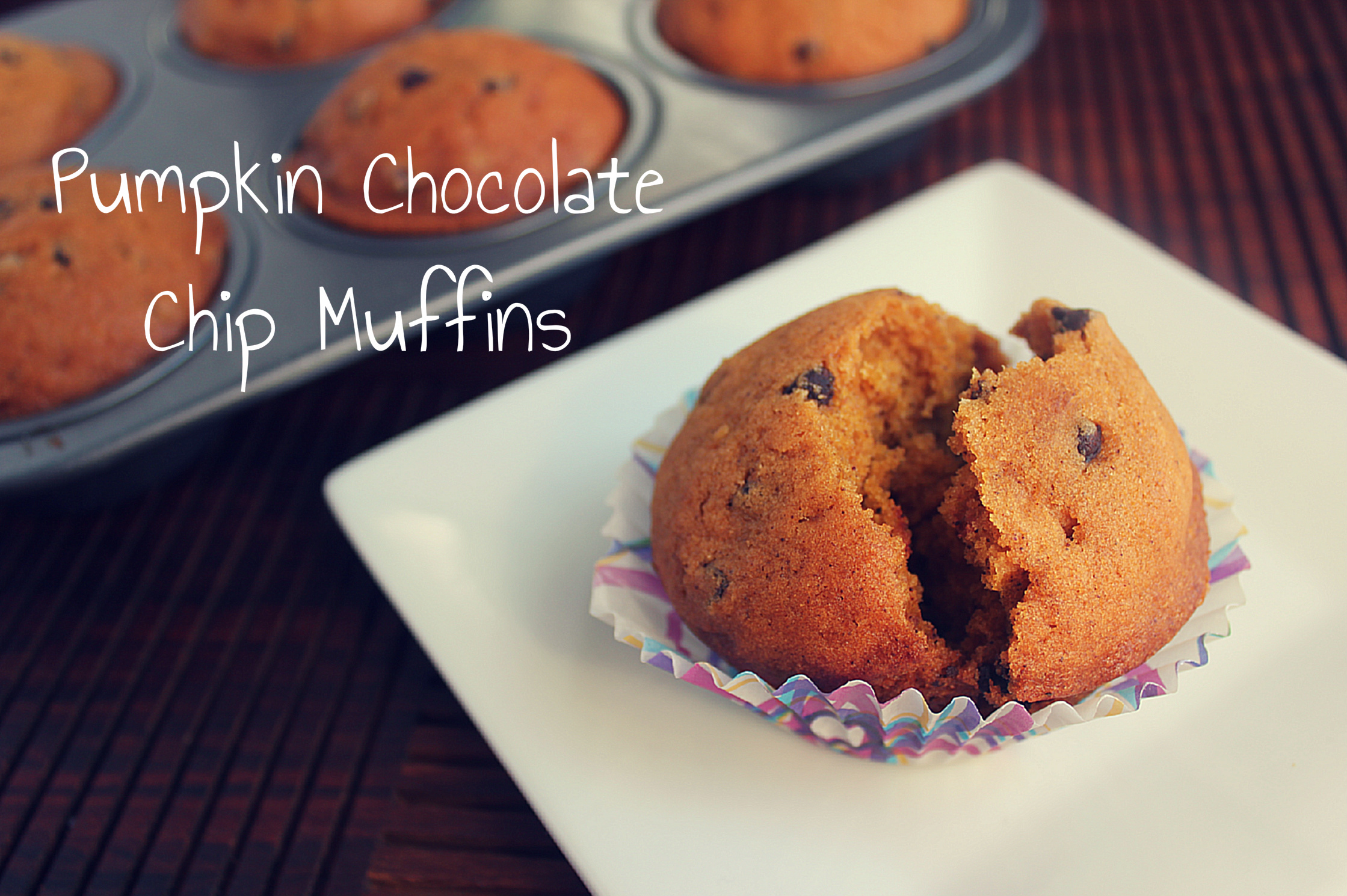 Pumpkin Chocolate Chip Muffins