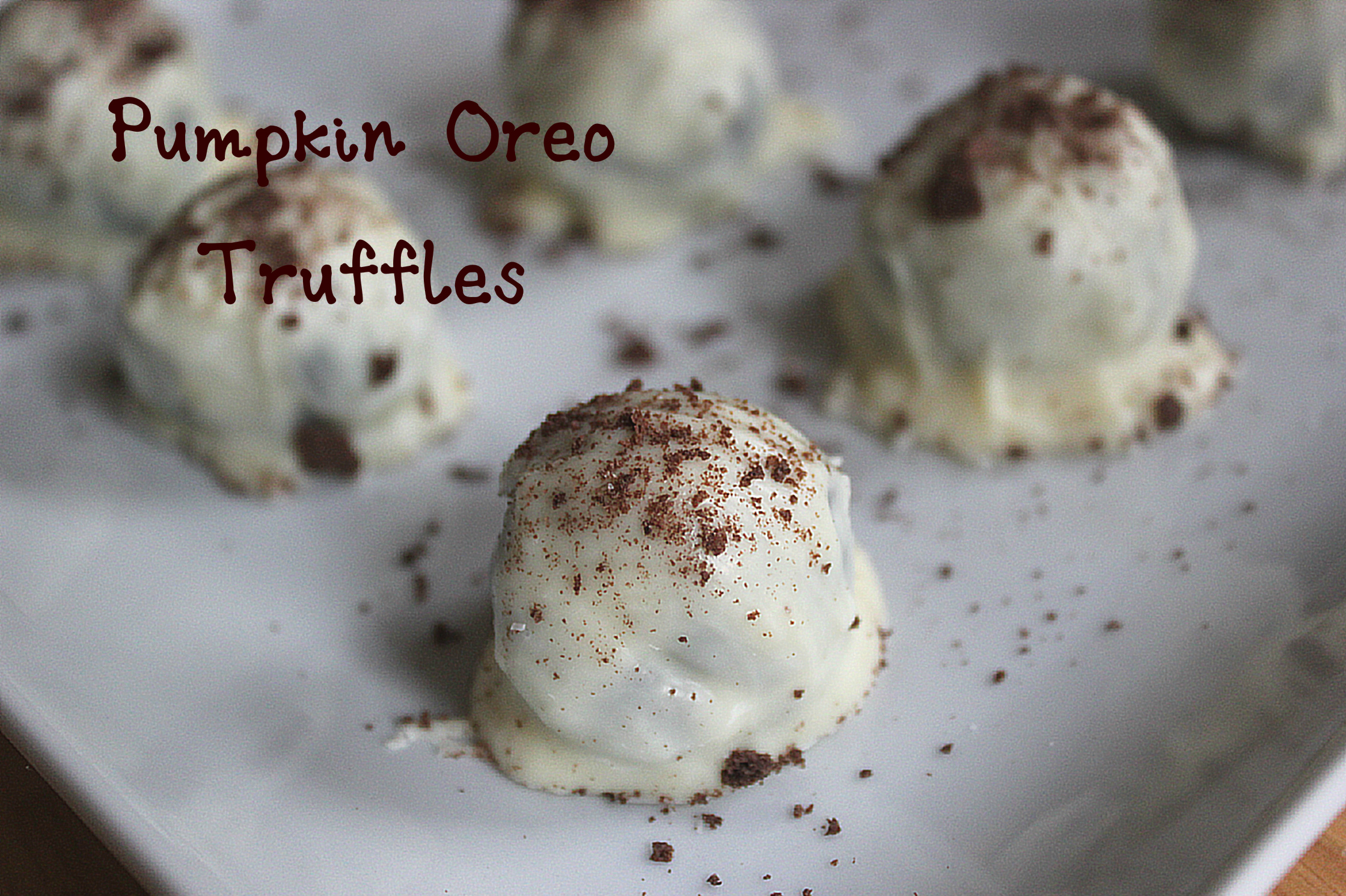 Pumpkin Oreo Truffles