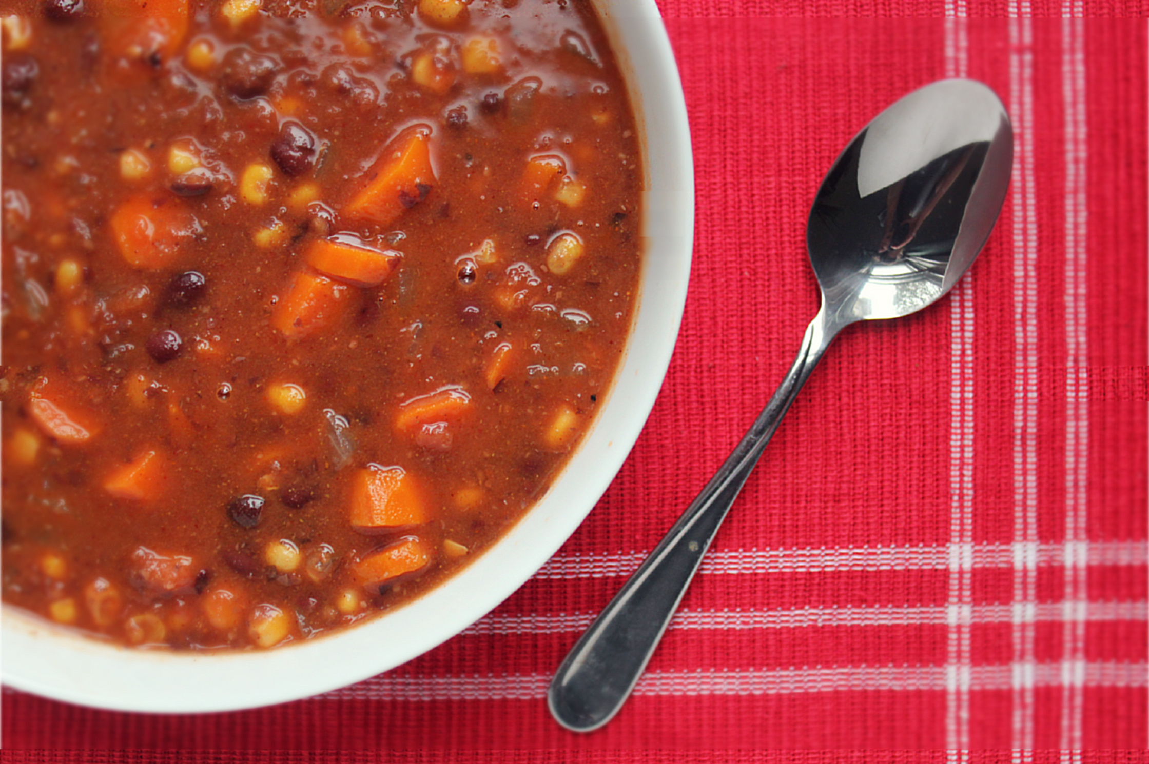 Black Bean Veggie Soup