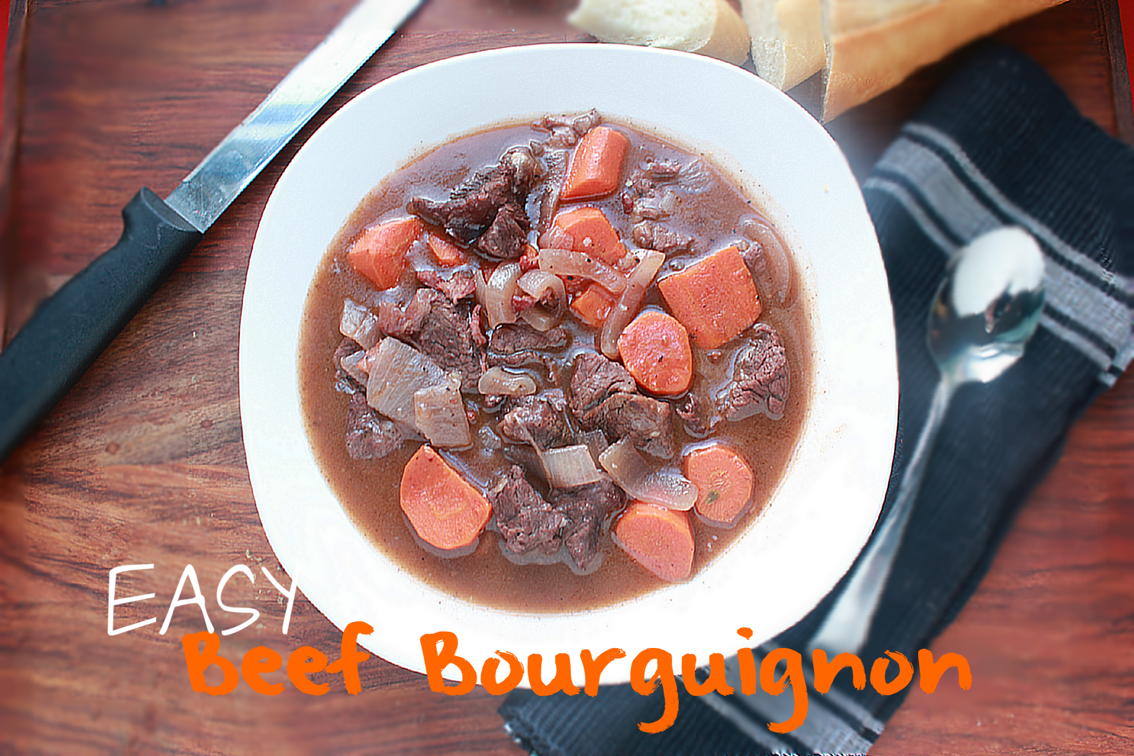 Easy Beef Bourguignon