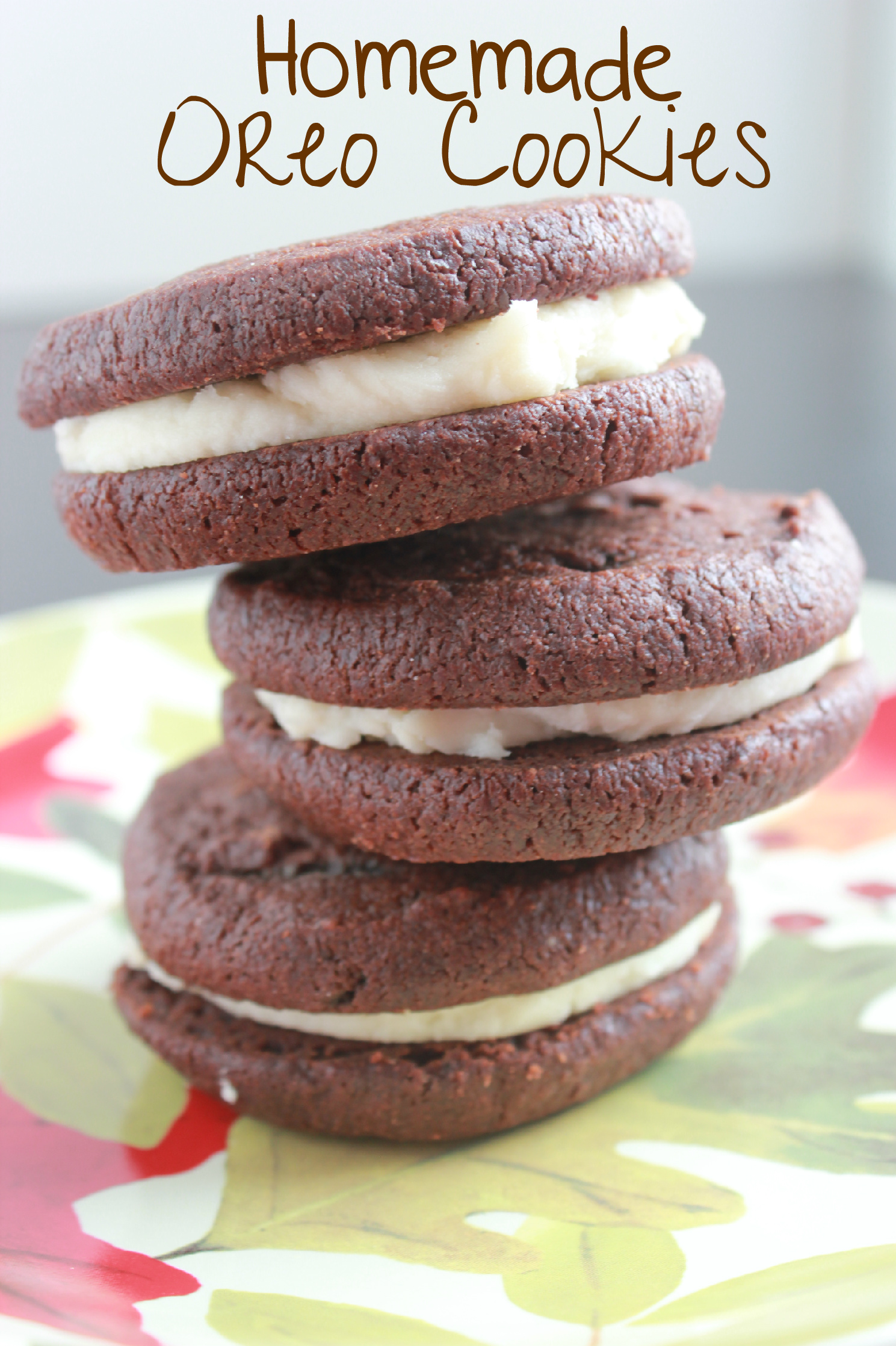 Homemade Oreo Cookies