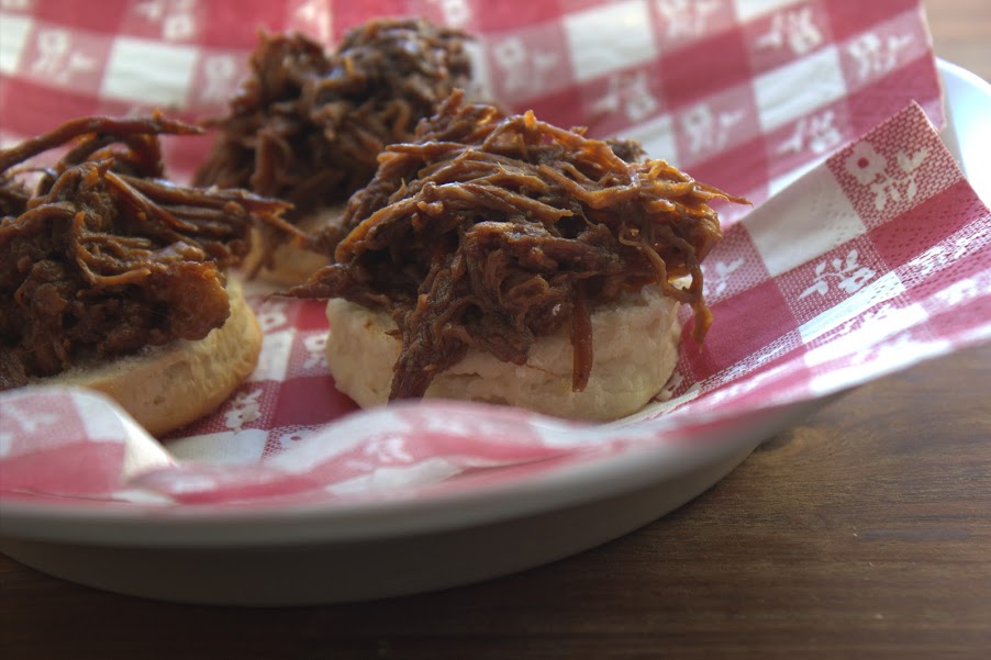 Texas Beef Brisket Biscuit Sliders