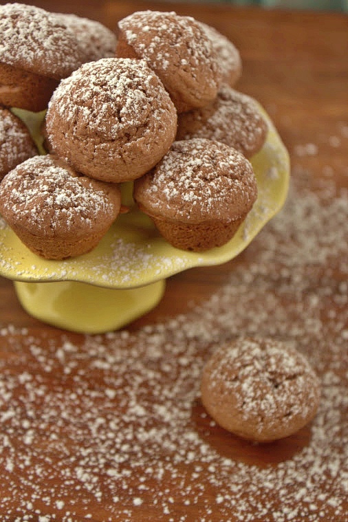 Peanut Butter Brownie Mini Muffins