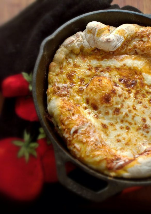 Deep Dish Skillet Pizza