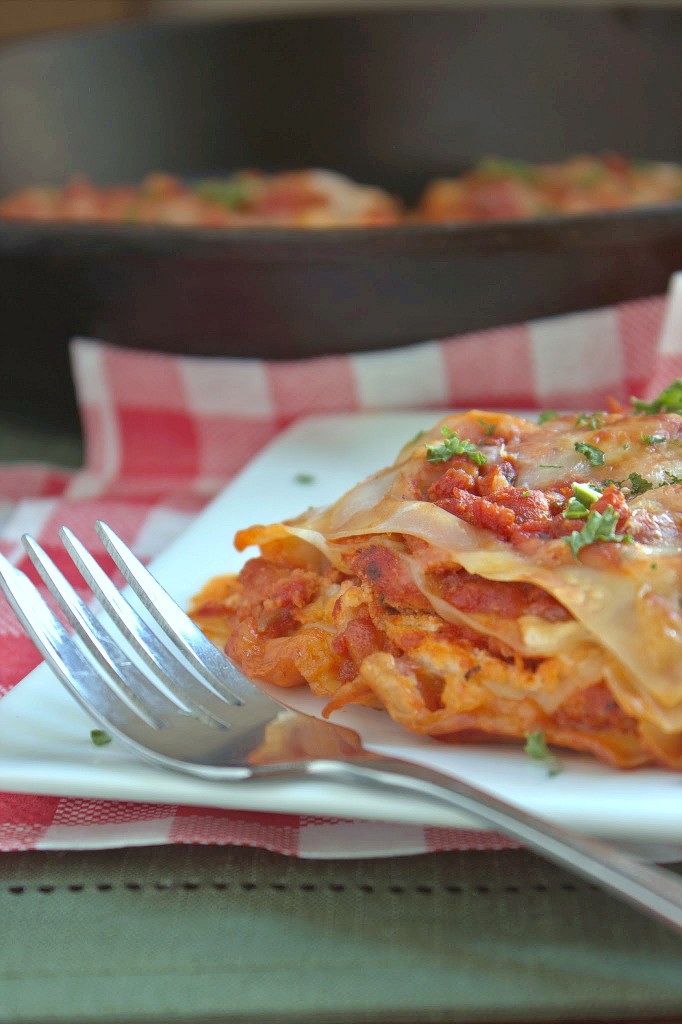 Turkey & Chicken Sausage Lasagna Squares