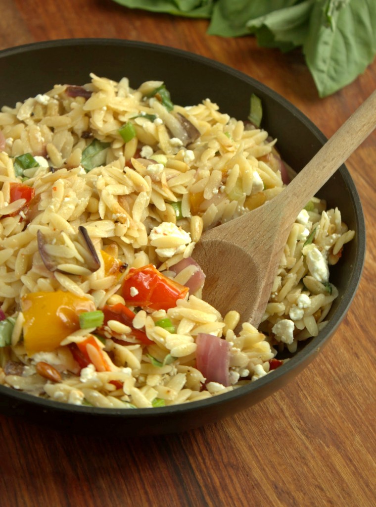 Orzo with Roasted Vegetables