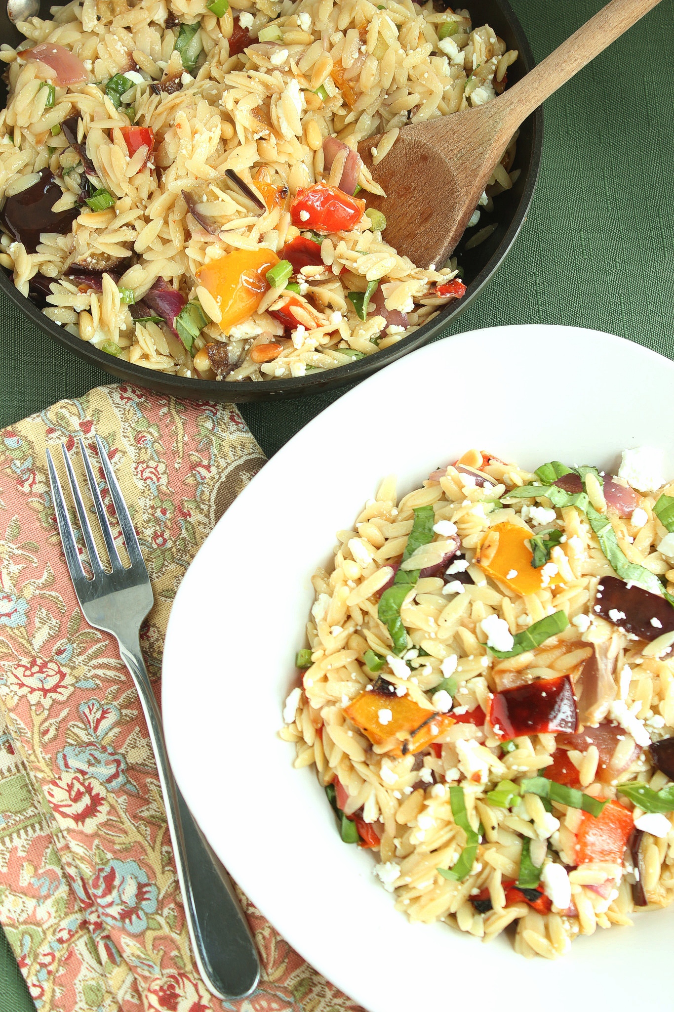 Orzo Salad with Roasted Vegetables