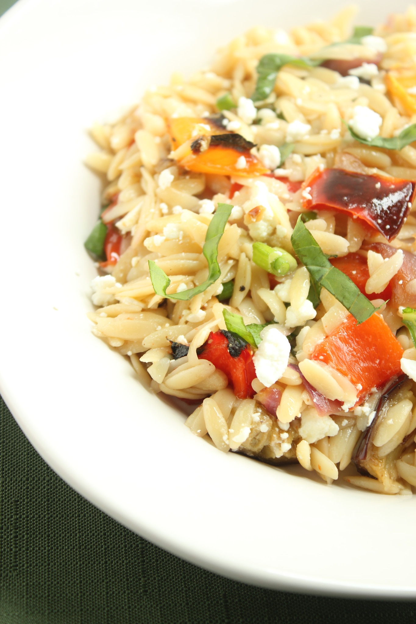 Orzo with Roasted Vegetables