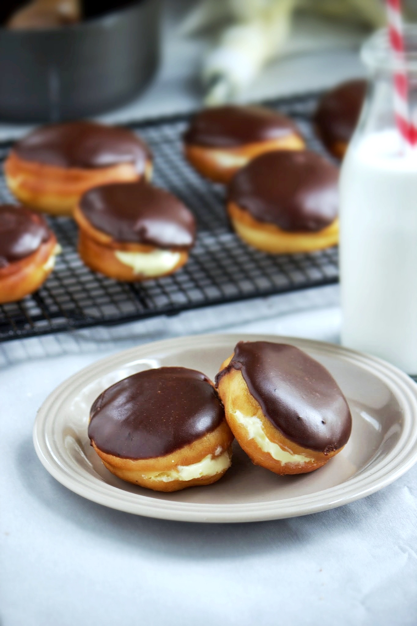 Grampa Murphy's Boston Cream Donuts