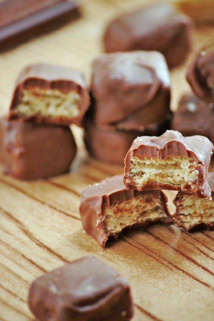 Homemade Kit Kat Bites