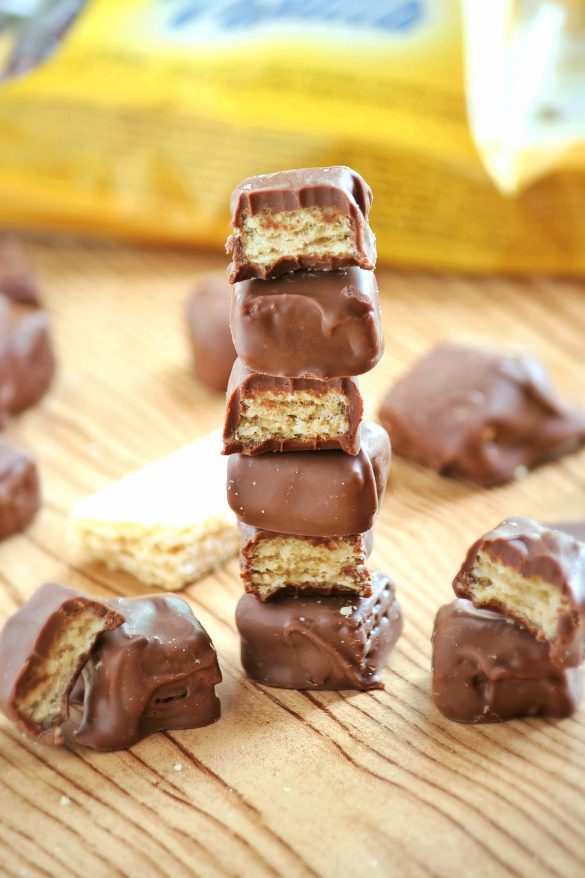 Homemade Kit Kat Bites