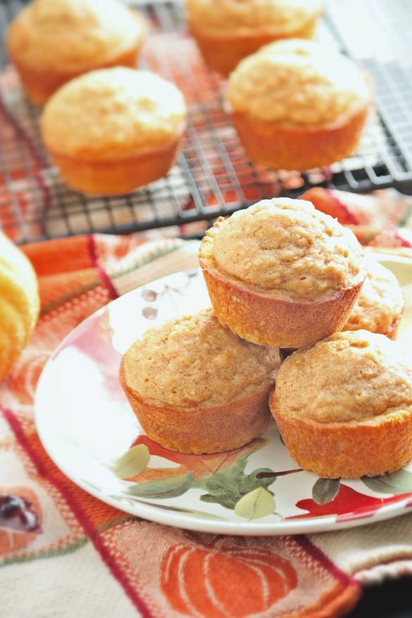 Healthy Oatmeal Pumpkin Muffins