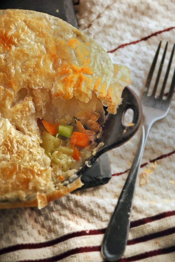 Easy Chicken Pot Pie for Two