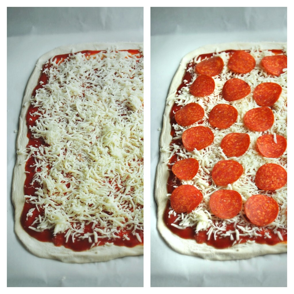 Garlic Parmesan Pepperoni Pizza Rolls