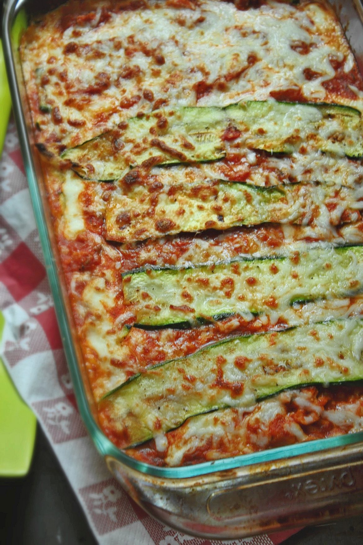 Zucchini Lasagna With Chicken Sausage And They Cooked Happily Ever After