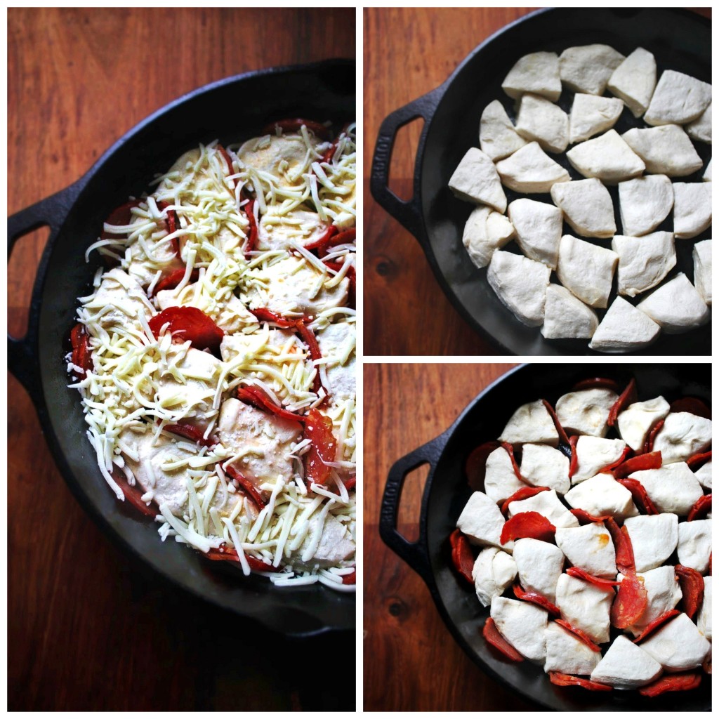 Garlic Pepperoni Pull Apart Bread