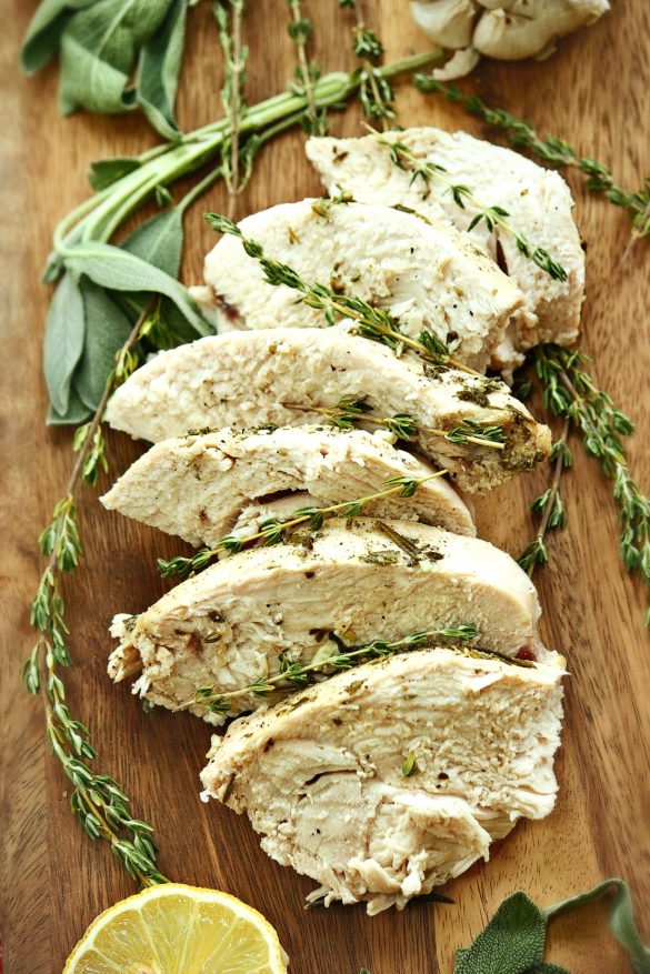 Crock Pot Herb "Roasted" Turkey Breast