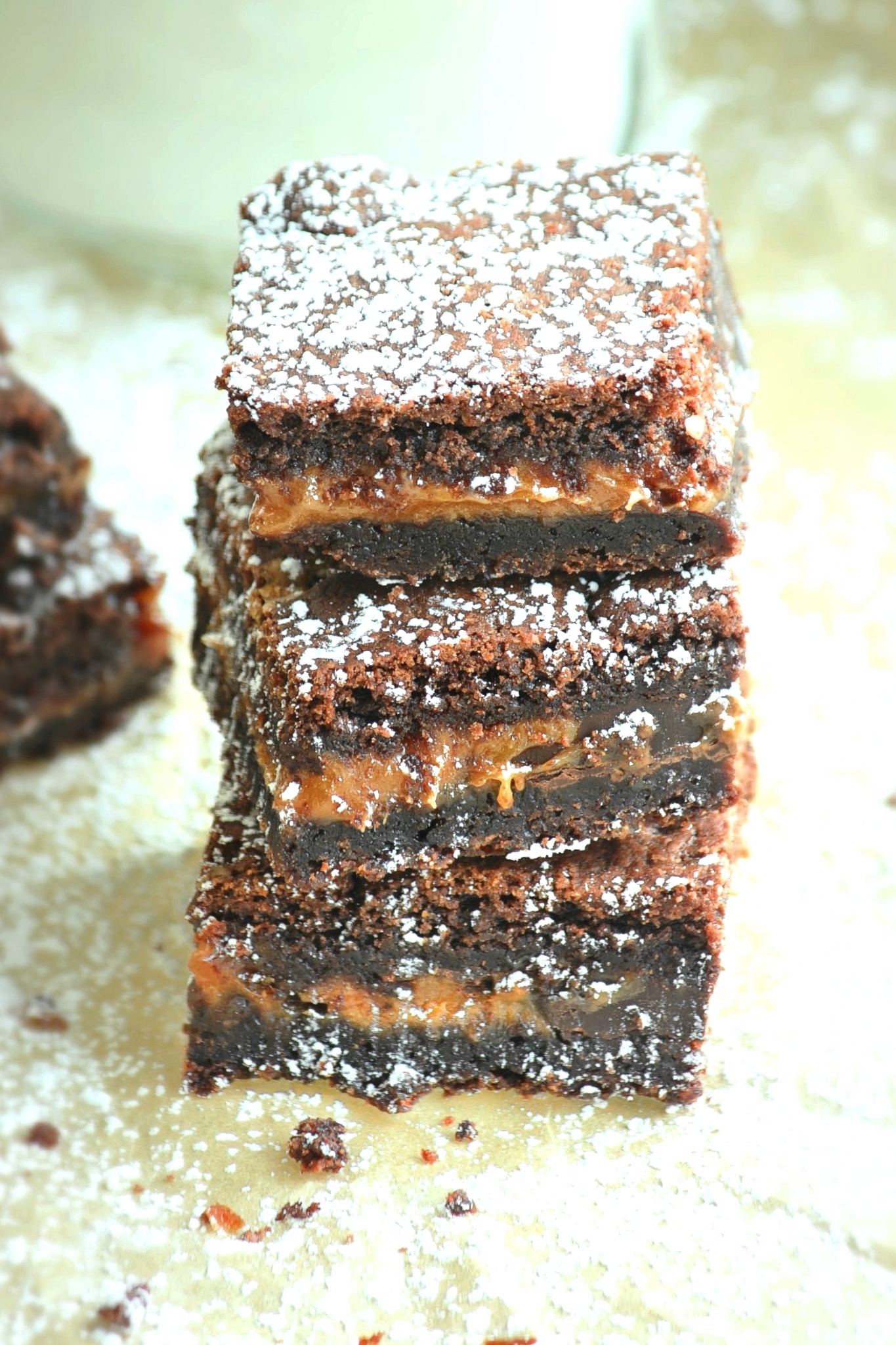 Knock-You-Naked Chocolate Caramel Brownies