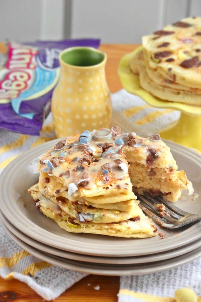 Cadbury Cake Batter Pancakes