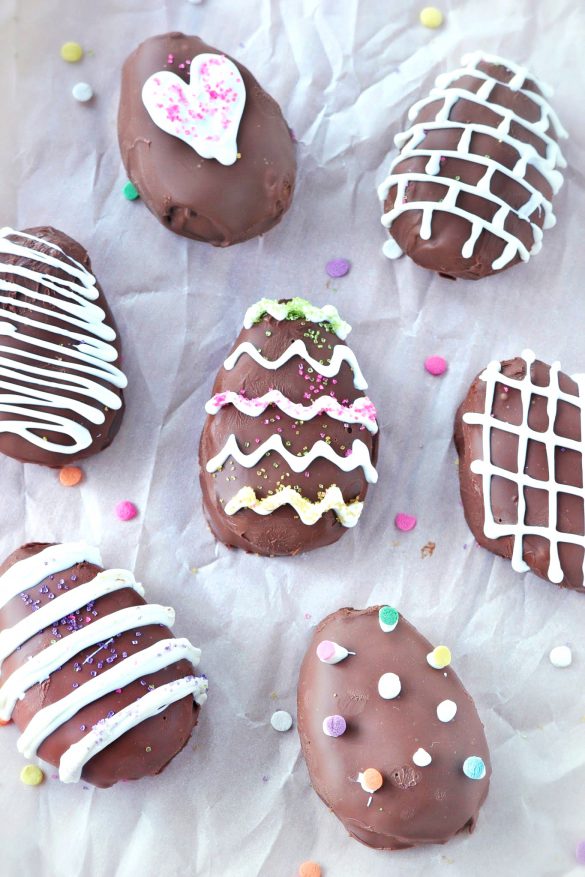 4 Ingredient Cookie Butter Easter Egg Truffles
