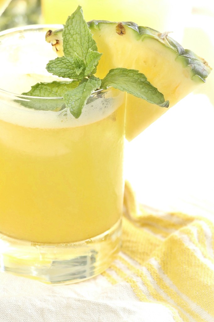 Skinny Mint Pineapple Margaritas