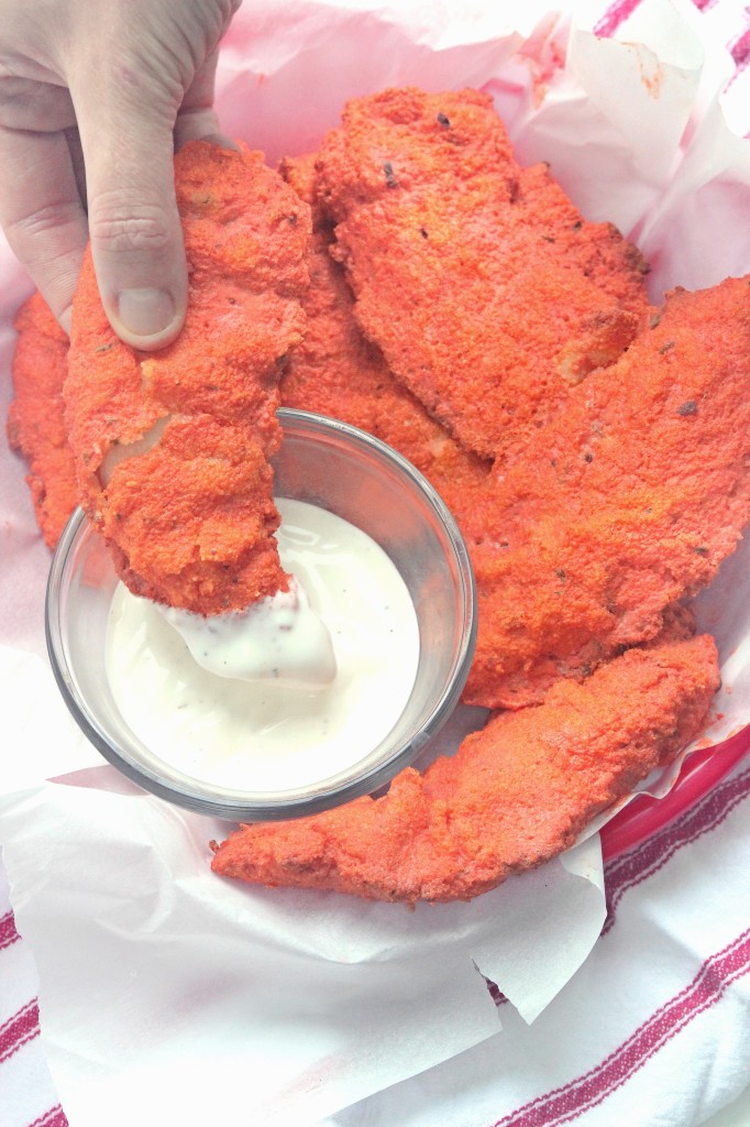 Easy Homemade Baked Buffalo Chicken Tenders