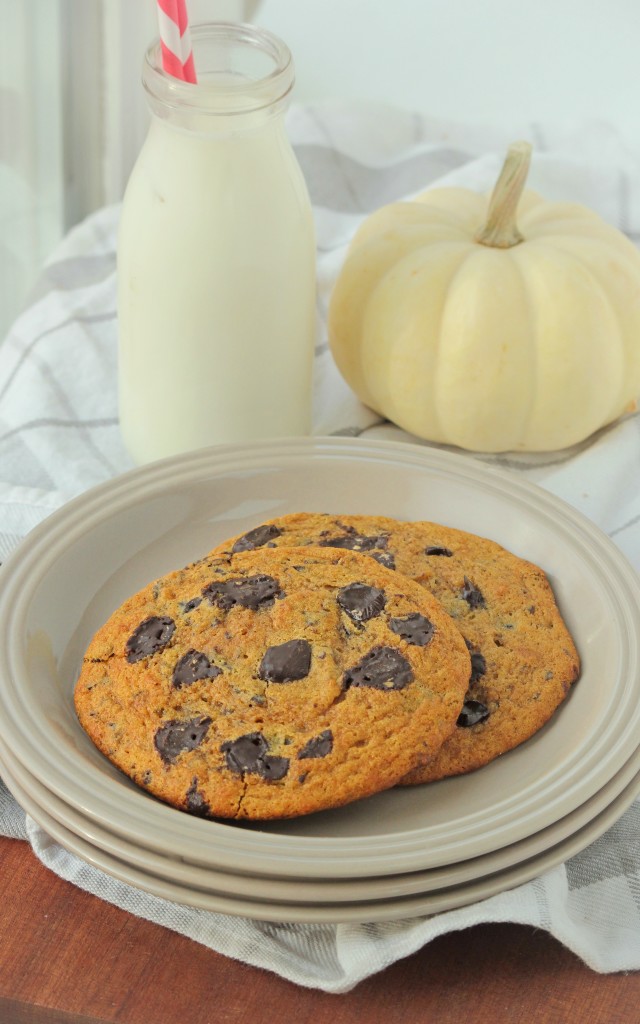 Pumpkin Chocolate Chip Cookies for Two