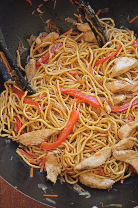Just Like Takeout Chicken Lo Mein