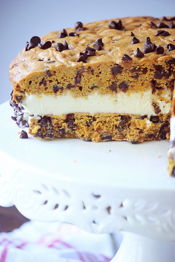 Giant Pumpkin Chocolate Chip Chipwich