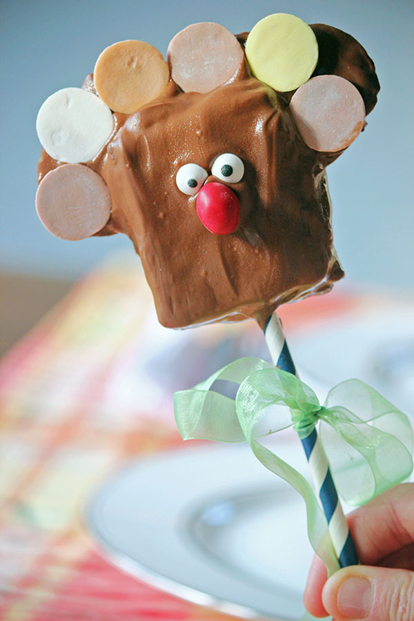 Chocolate Caramel Turkey S'More Pop | And They Cooked Happily Ever After