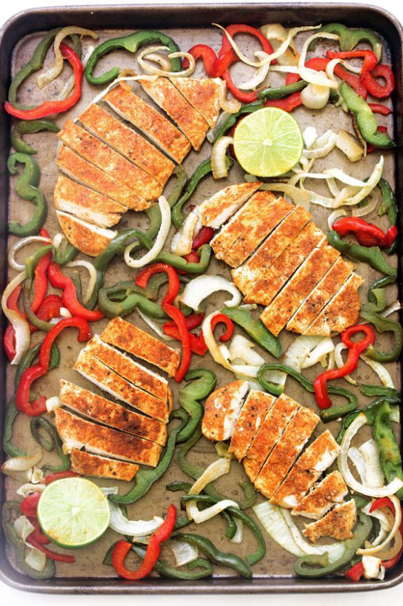 sheet-pan-chicken-fajitas