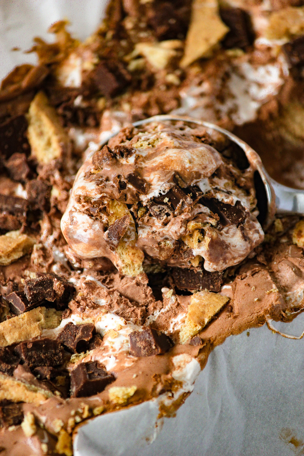 No Churn S'More Ice Cream