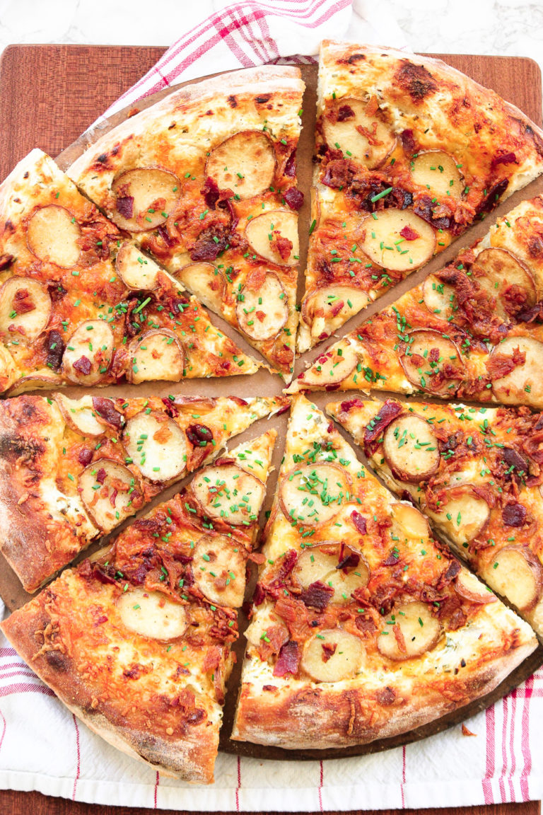Loaded Baked Potato Pizza | And They Cooked Happily Ever After