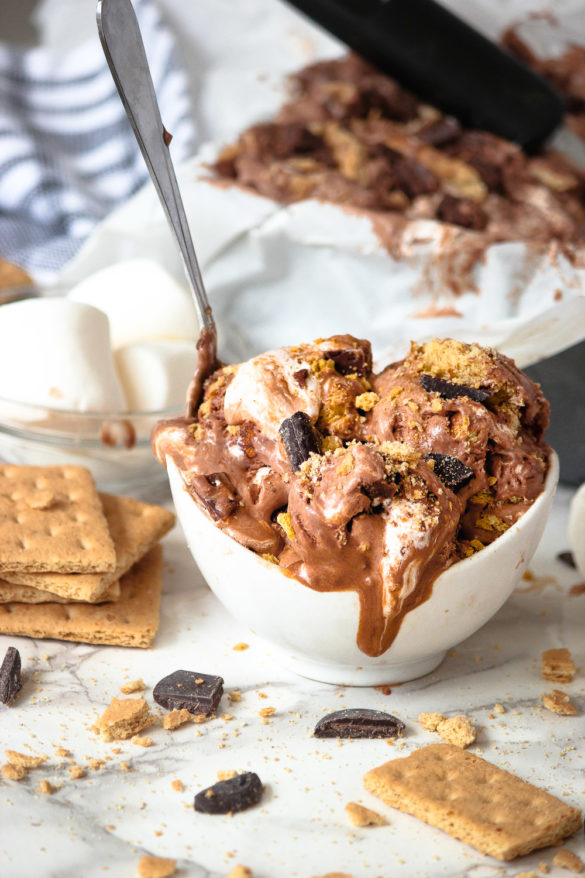 No Churn S'More Ice Cream (3 of 1)